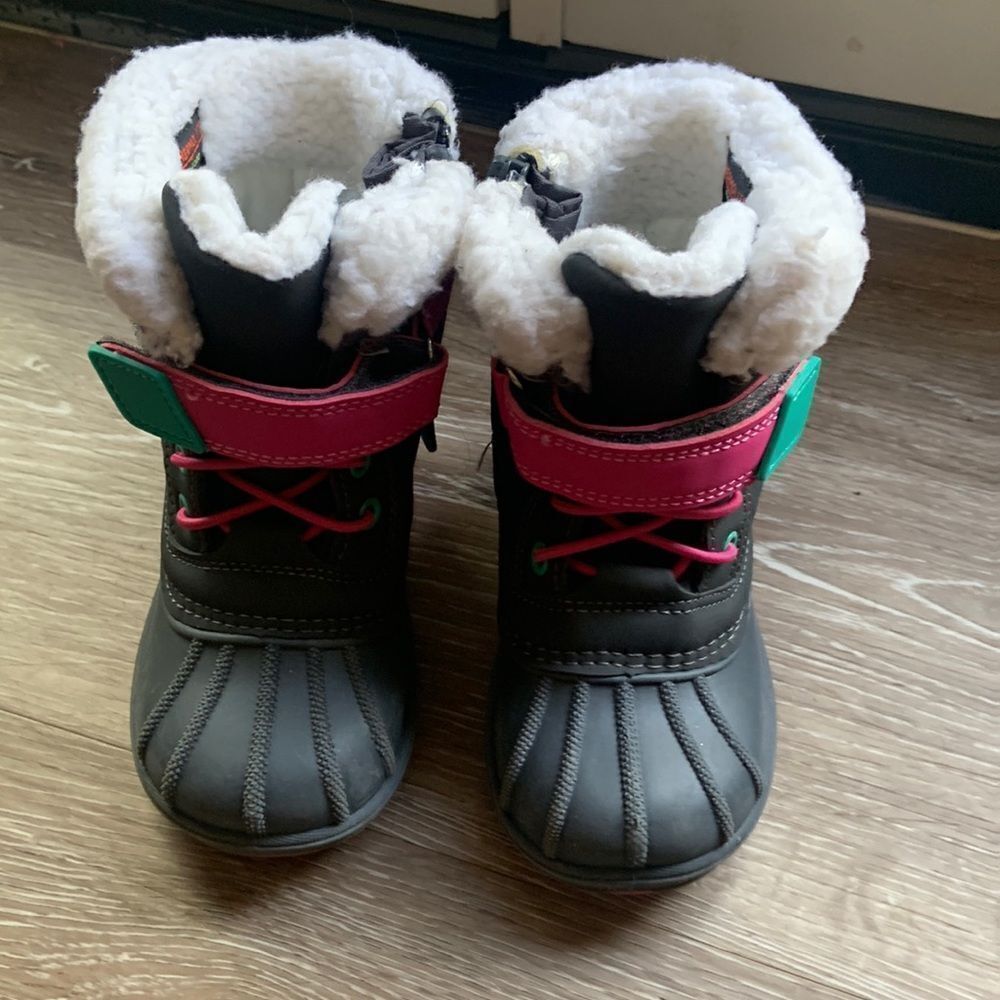 Cat & Jack Thermolite ecomade Target size 7 winter boots preloved ❤️